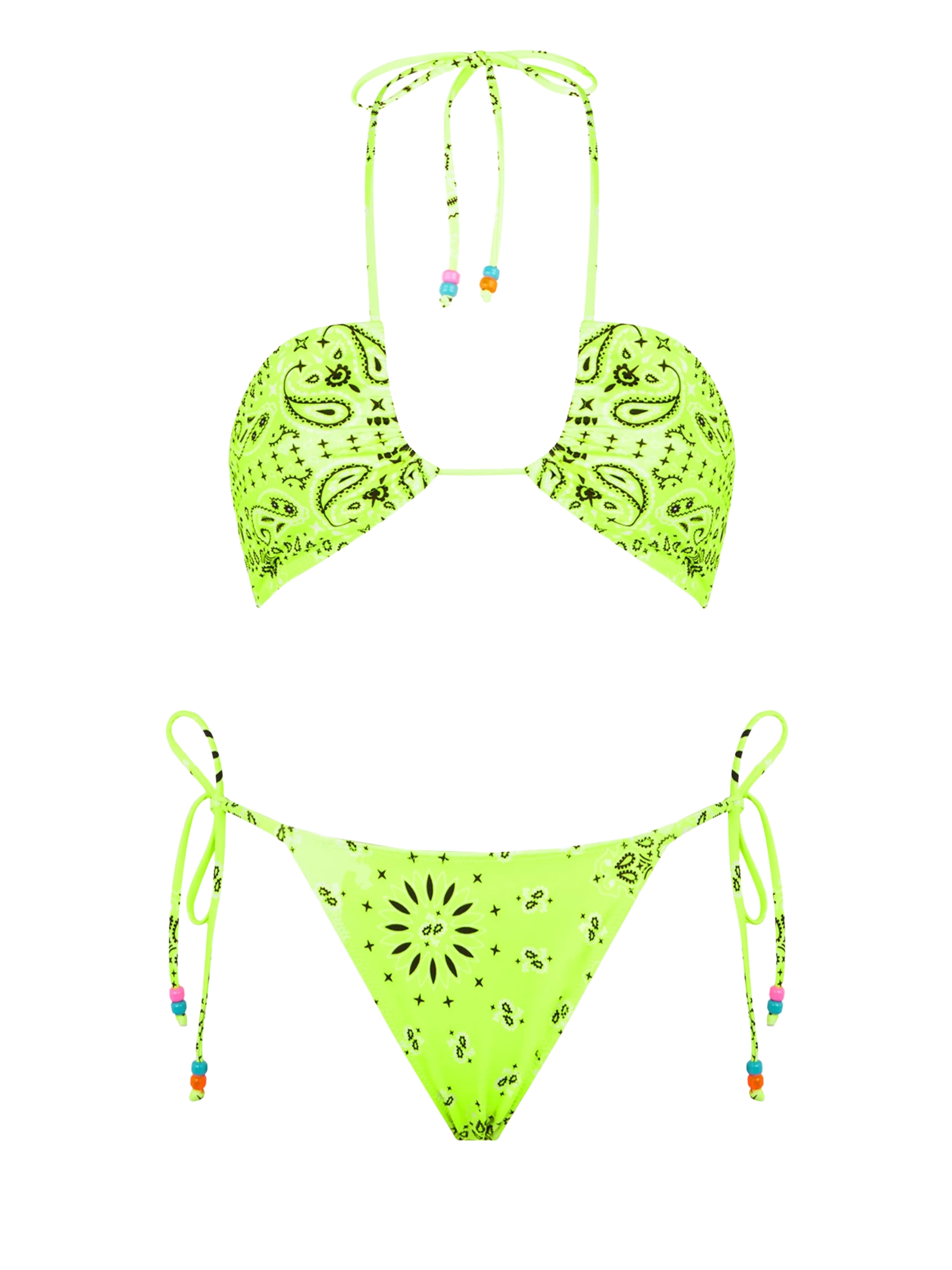 mc2-saint-barth-dahlia-marielle-bikini-con-fascia-stampa-bandana-gialla-fluo-con image 1