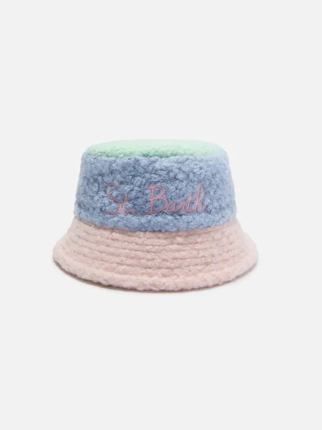 mc2-saint-barth-cappello-bucket-in-sherpa-multicolor-con-ricamo-st-barth image 1