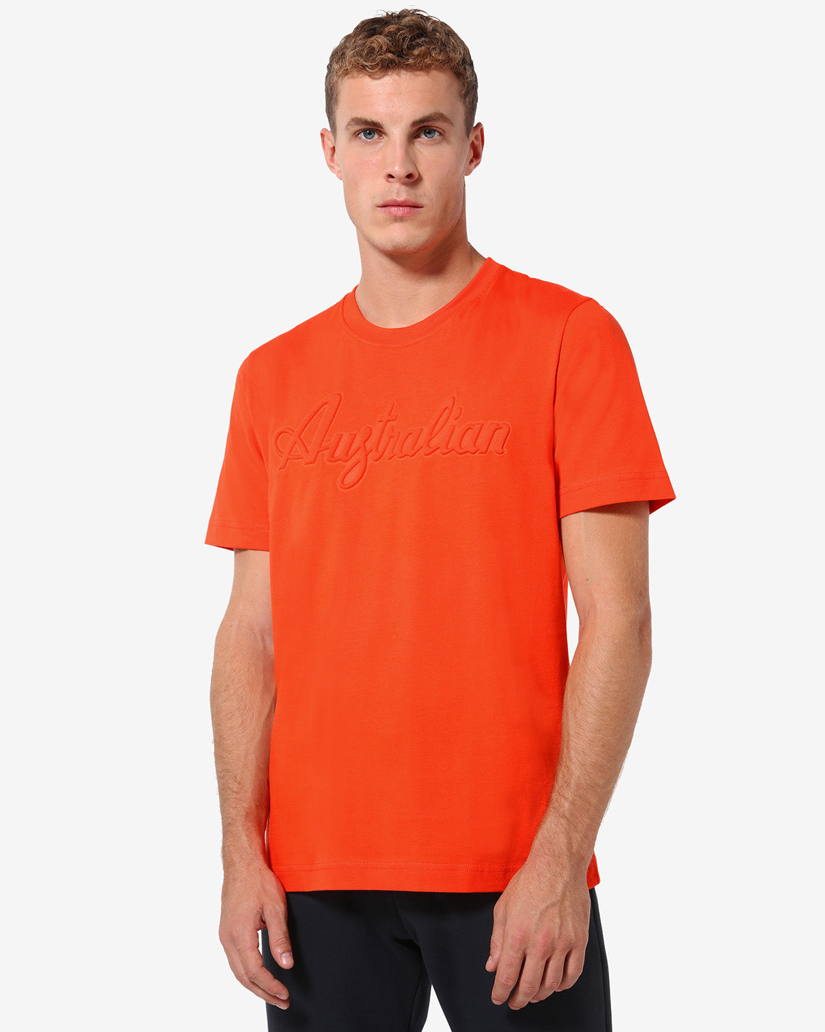 australian-league-3d-logo-t-shirt-cotone-con-logo-in-rilievo image 1