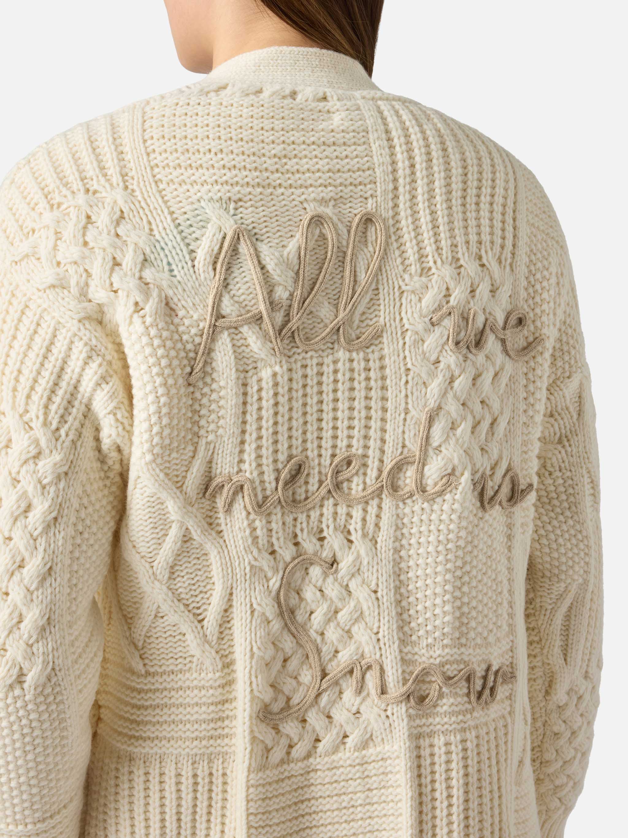 mc2-saint-barth-maxi-cardigan-donna-bianco-con-ricamo-e-cintura image 5