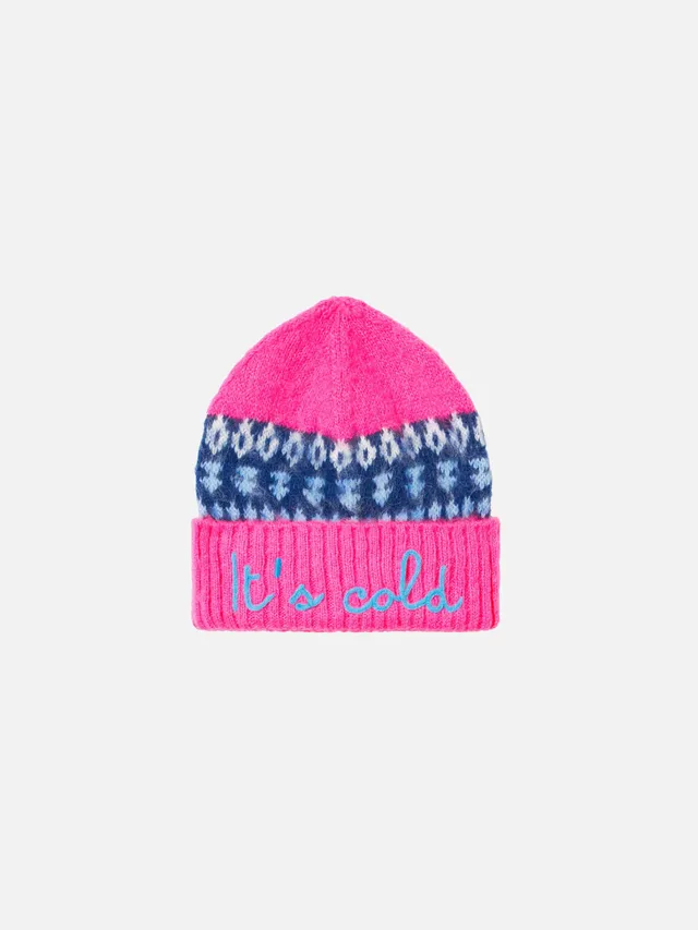 mc2-saint-barth-wengen-nordic-soft-berretto-rosa-fluo-jacquard image 1