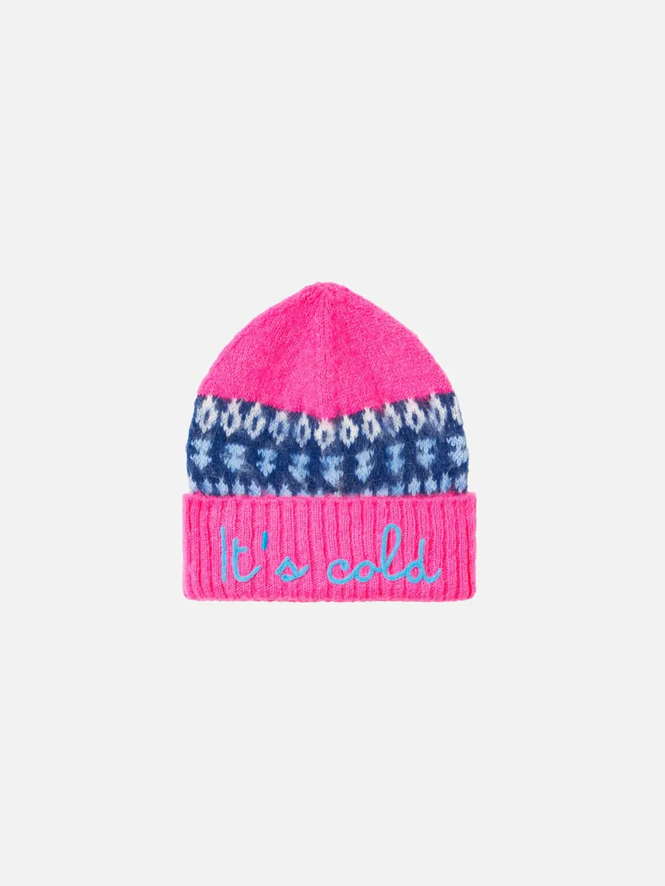 mc2-saint-barth-wengen-nordic-soft-berretto-rosa-fluo-jacquard image 1