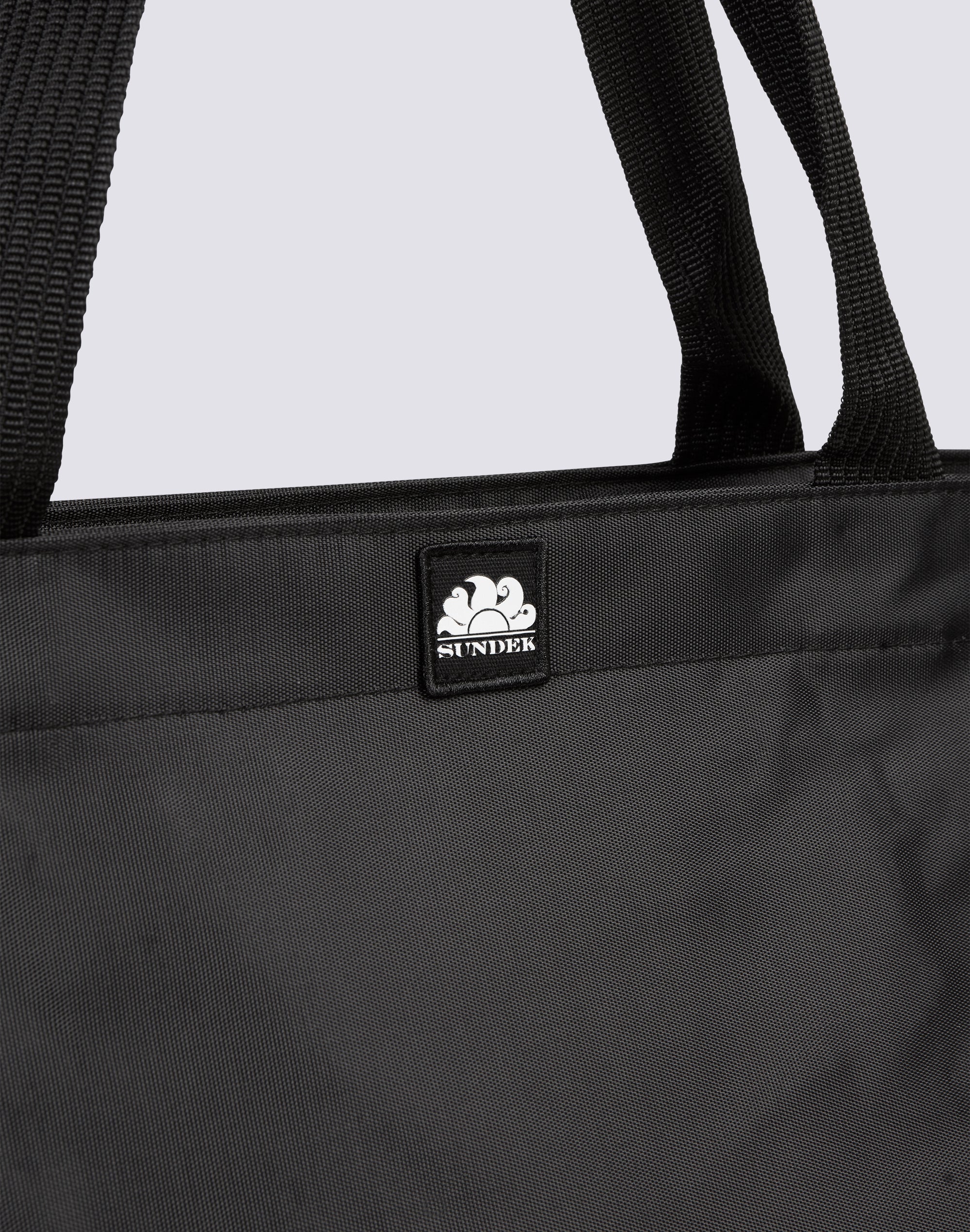sundek-maxi-shopping-bag-tote-in-gomma-rigida-con-zip-centrale image 3