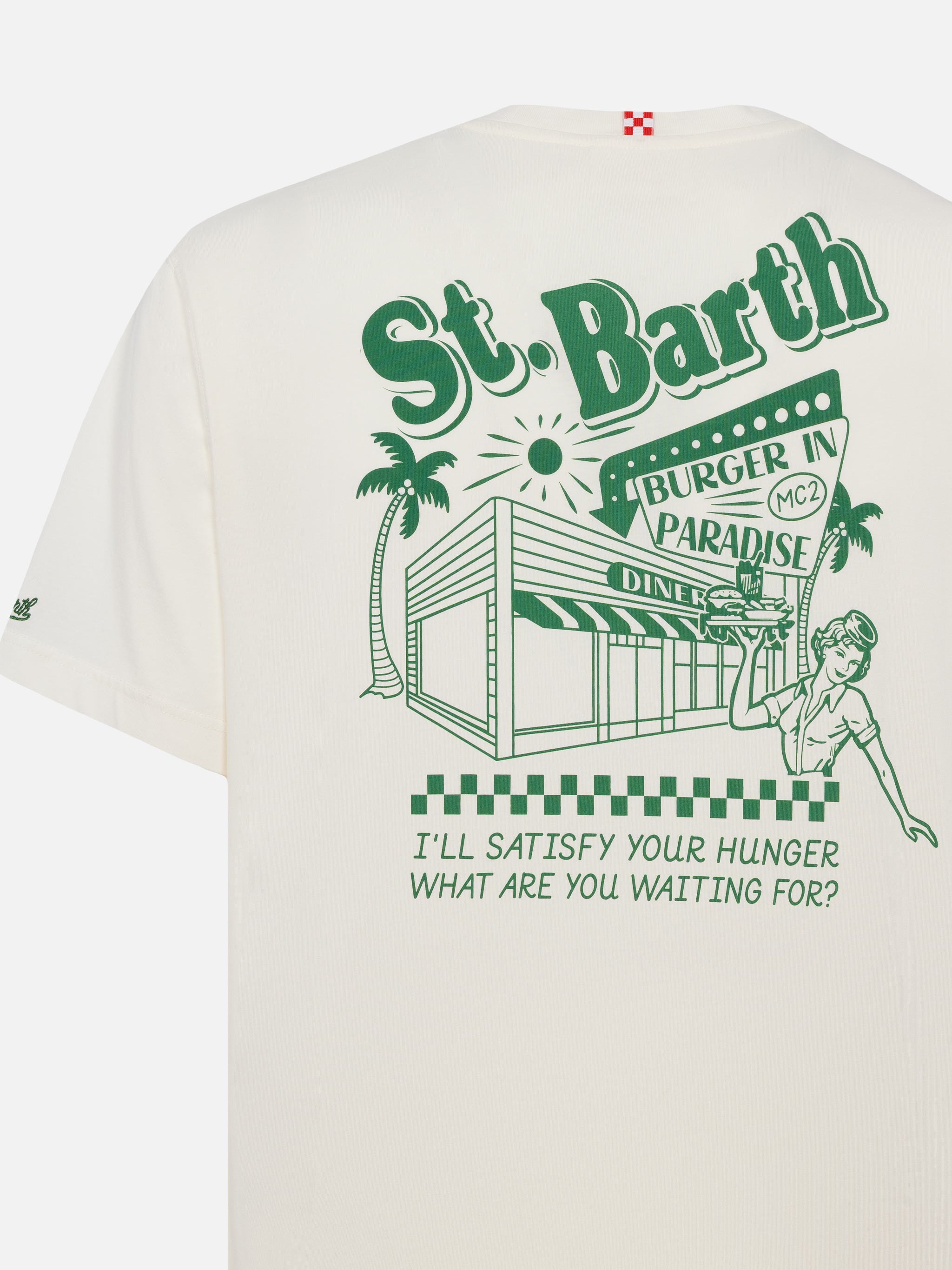 mc2-saint-barth-man-t-shirt-uomo-stampa-burger-paradise-panna image 5