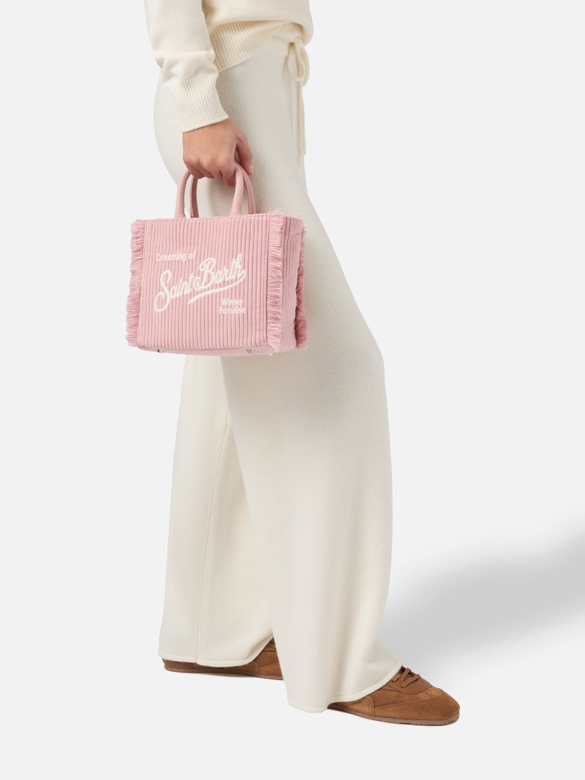 mc2-saint-barth-borsa-vanity-mini-corduroy-donna-rosa image 2