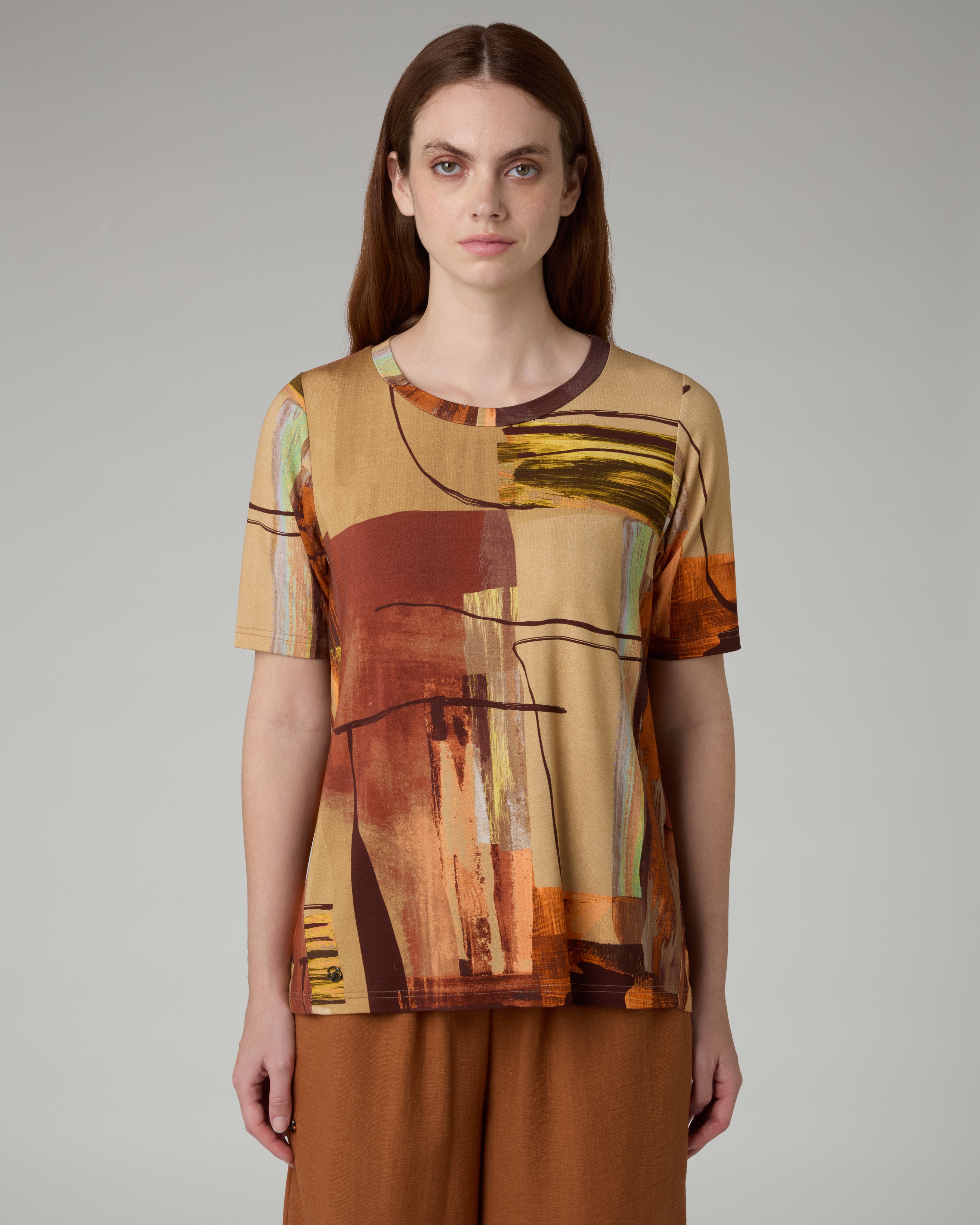 australian-spicy-print-t-shirt-bruges-caramello image 2
