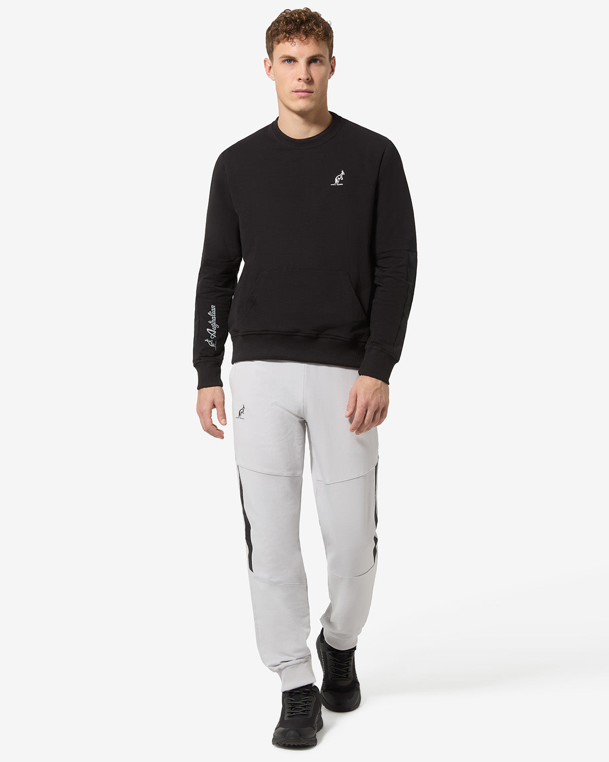 australian-impact-track-pant-pantalone-tuta-cenere image 2