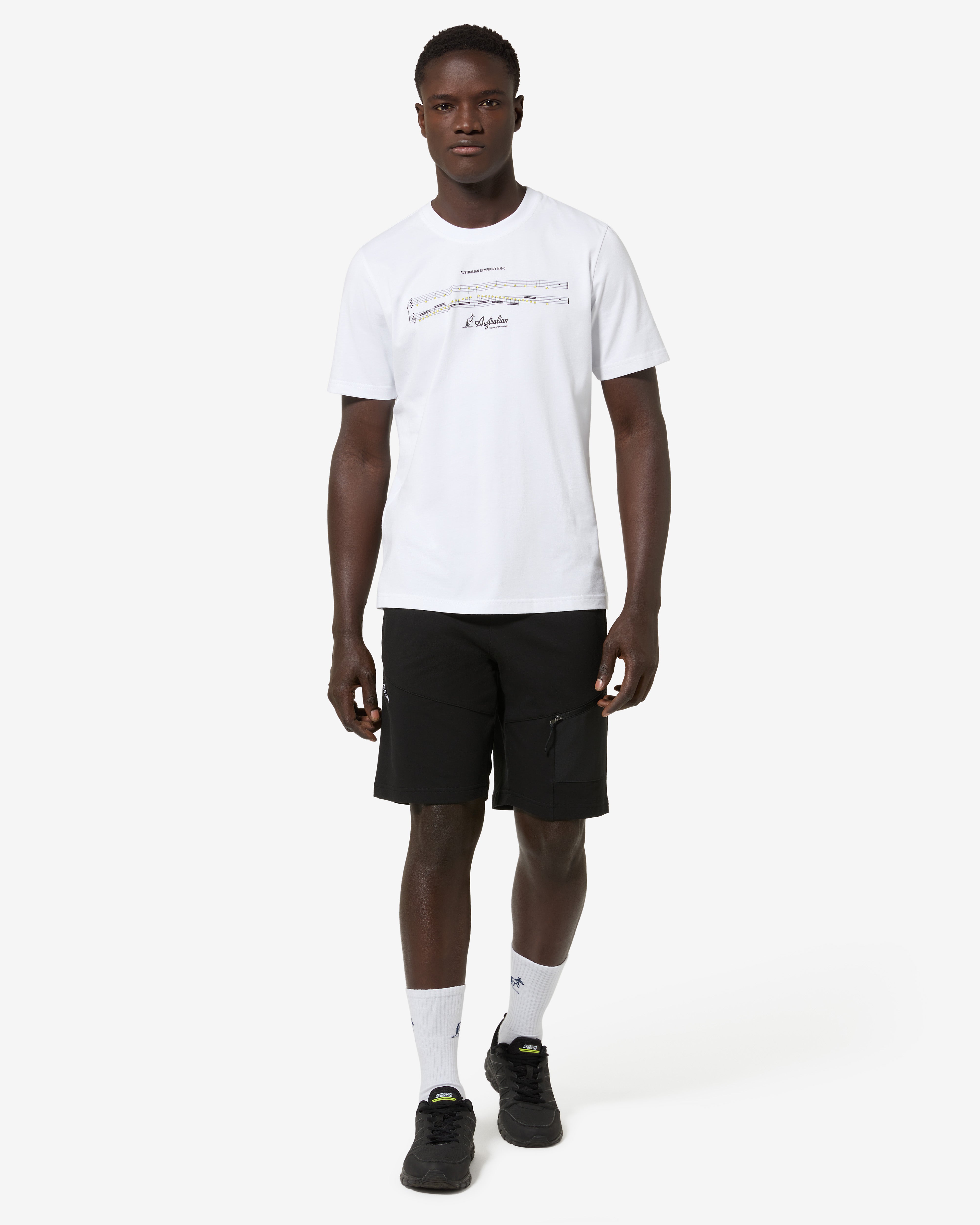 australian-gen-vinyl-short-short-in-felpa-elasticizzata-nero image 2