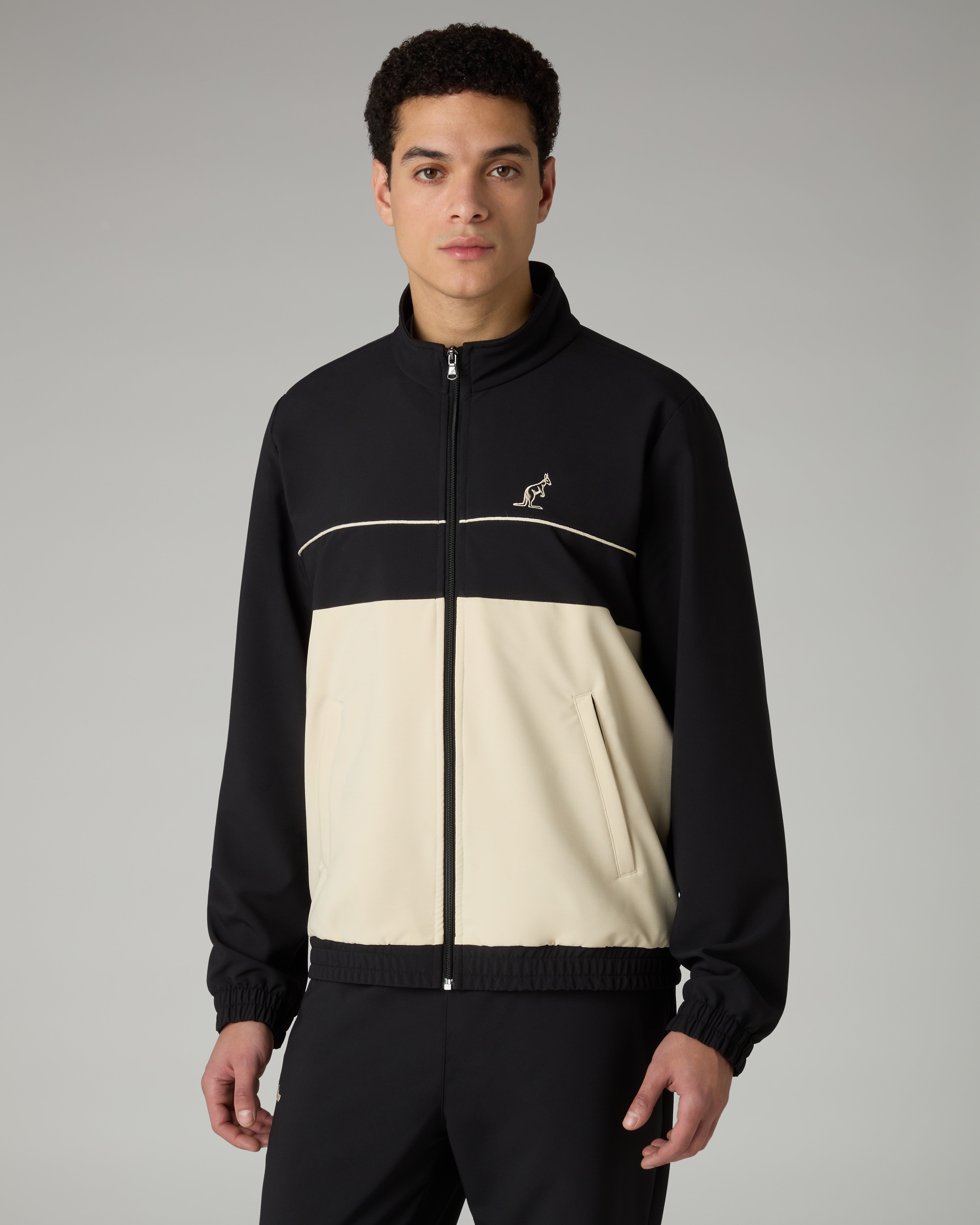 australian-icon-match-tuta-completa-uomo-nera-elasticizzata-full-zip image 3