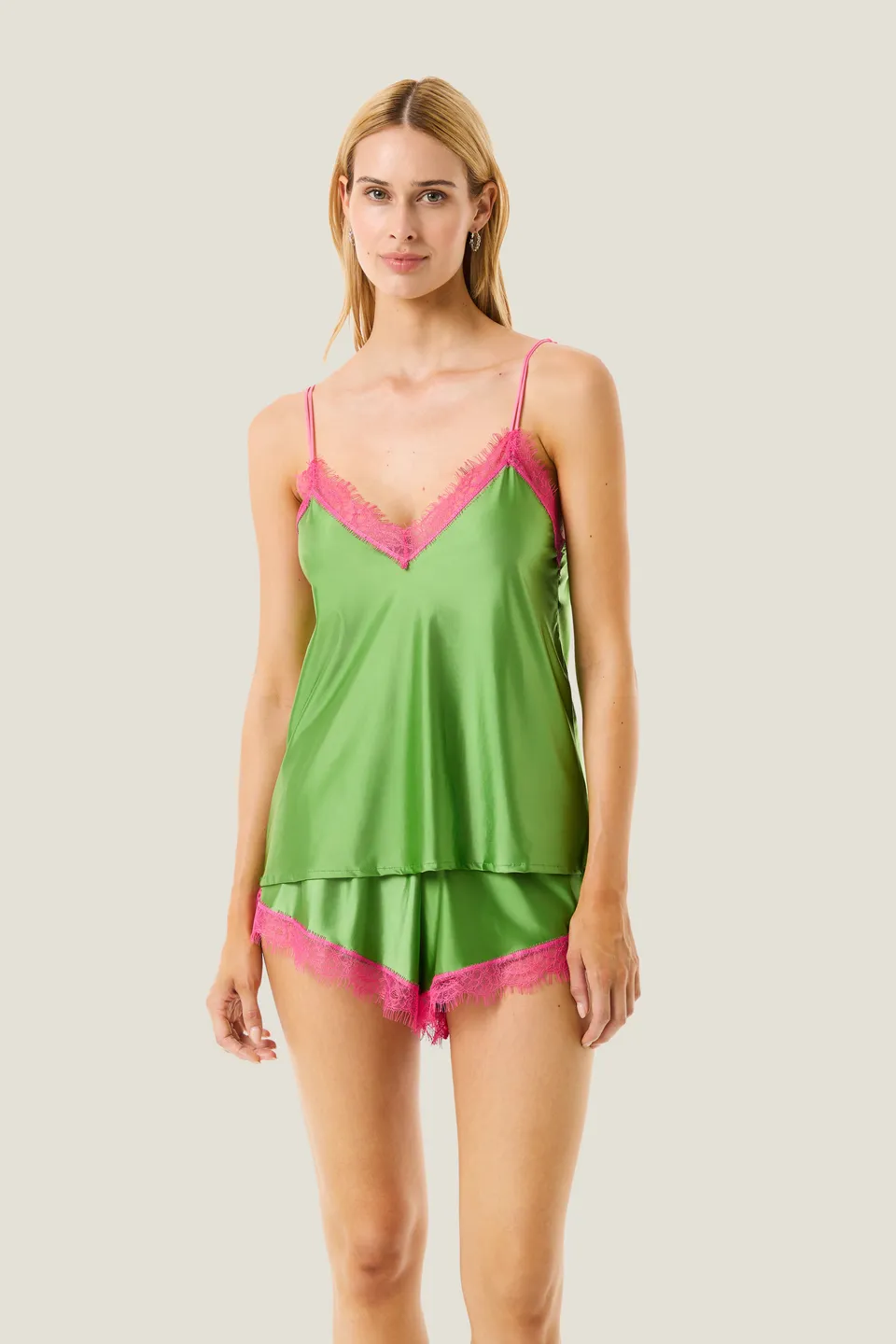 4giveness-baby-doll-sensual-color-lingerie-donna-in-raso-con-pizzo image 1
