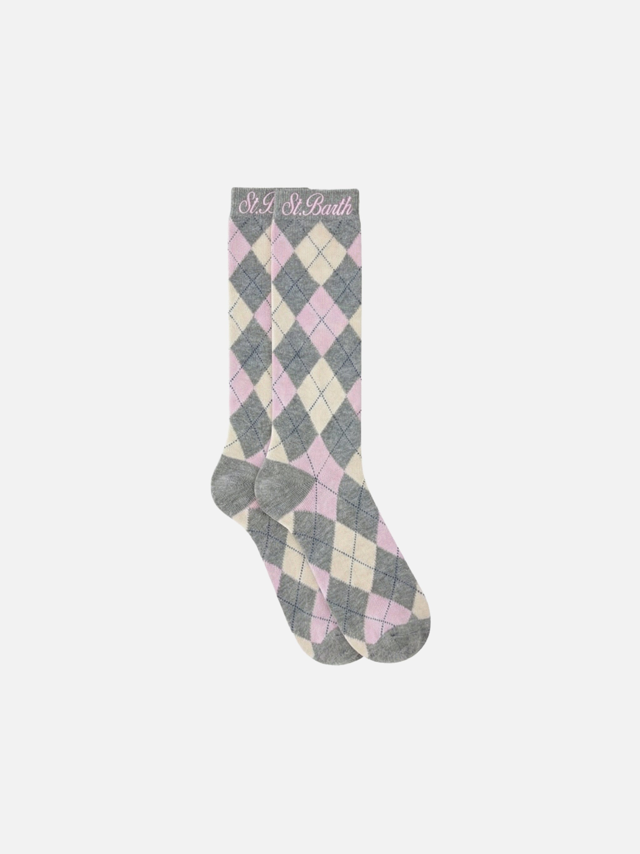 mc2-saint-barth-calze-sox-terry-w-argyle-multicolor-misto-cotone-donna image 1