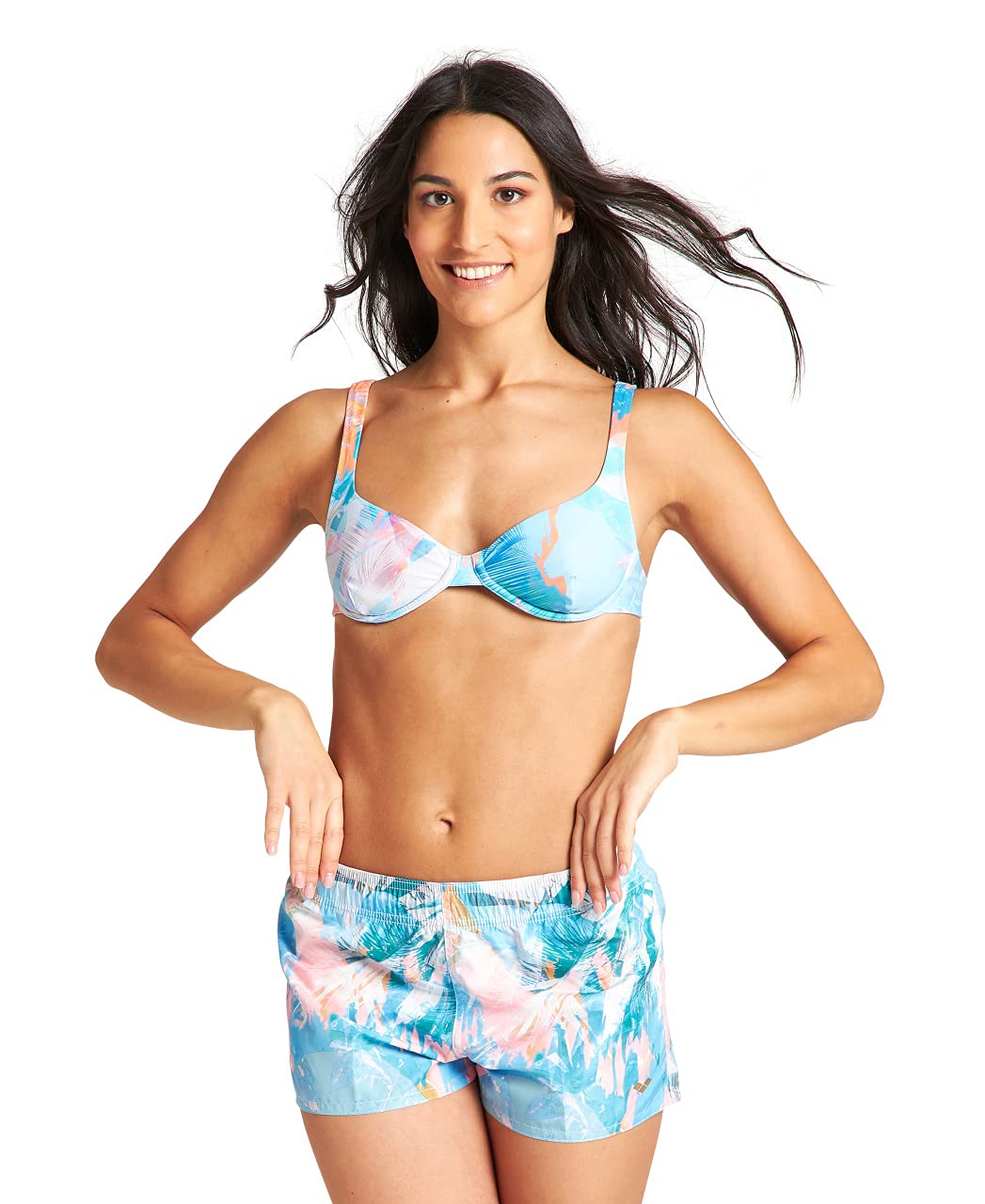 arena-allover-short-pantaloncino-mare-donna image 6