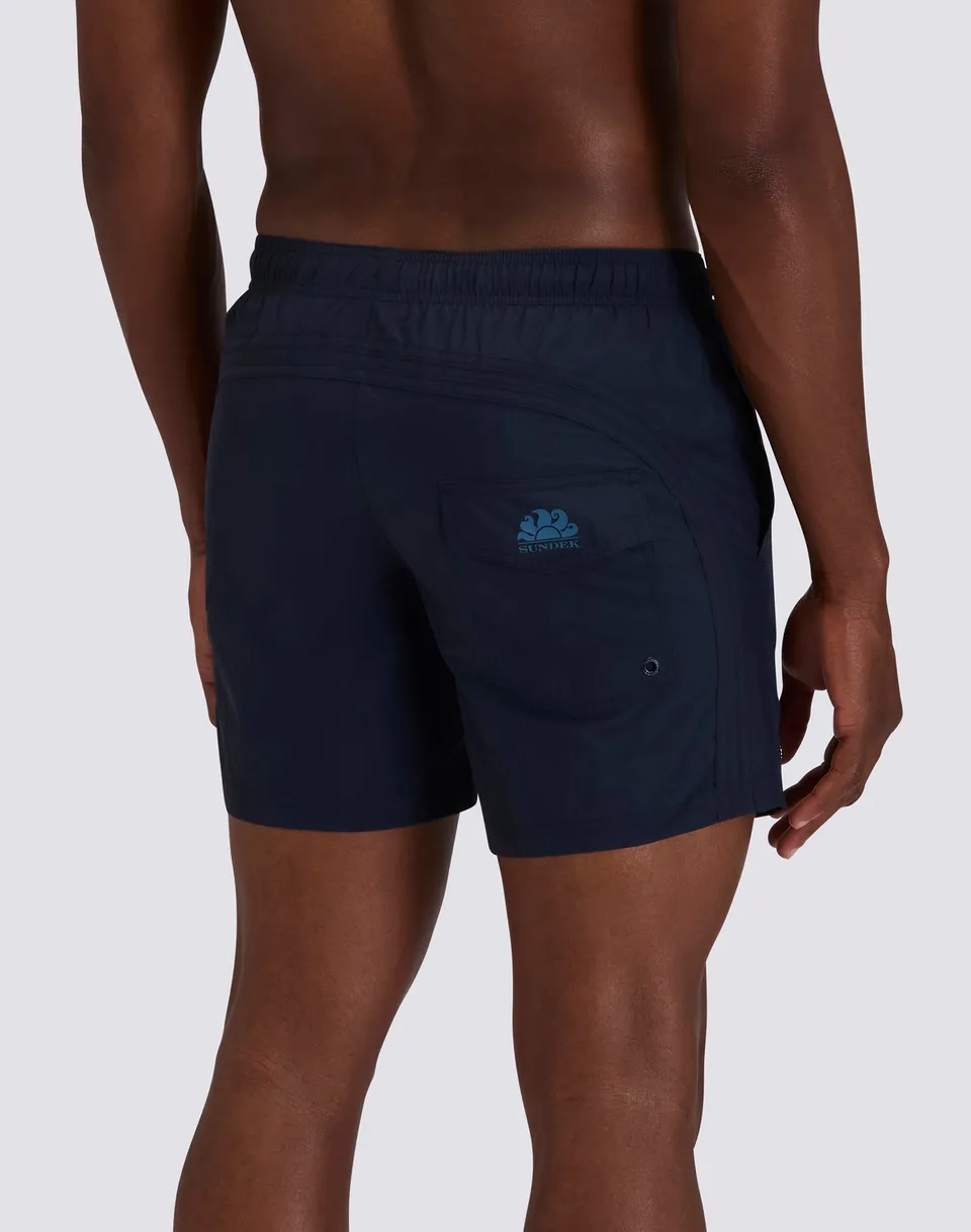 sundek-goldenwave-gm912bdn7800-boardshort-uomo-tinta-unita-nylon-taslan-cotton-t image 1