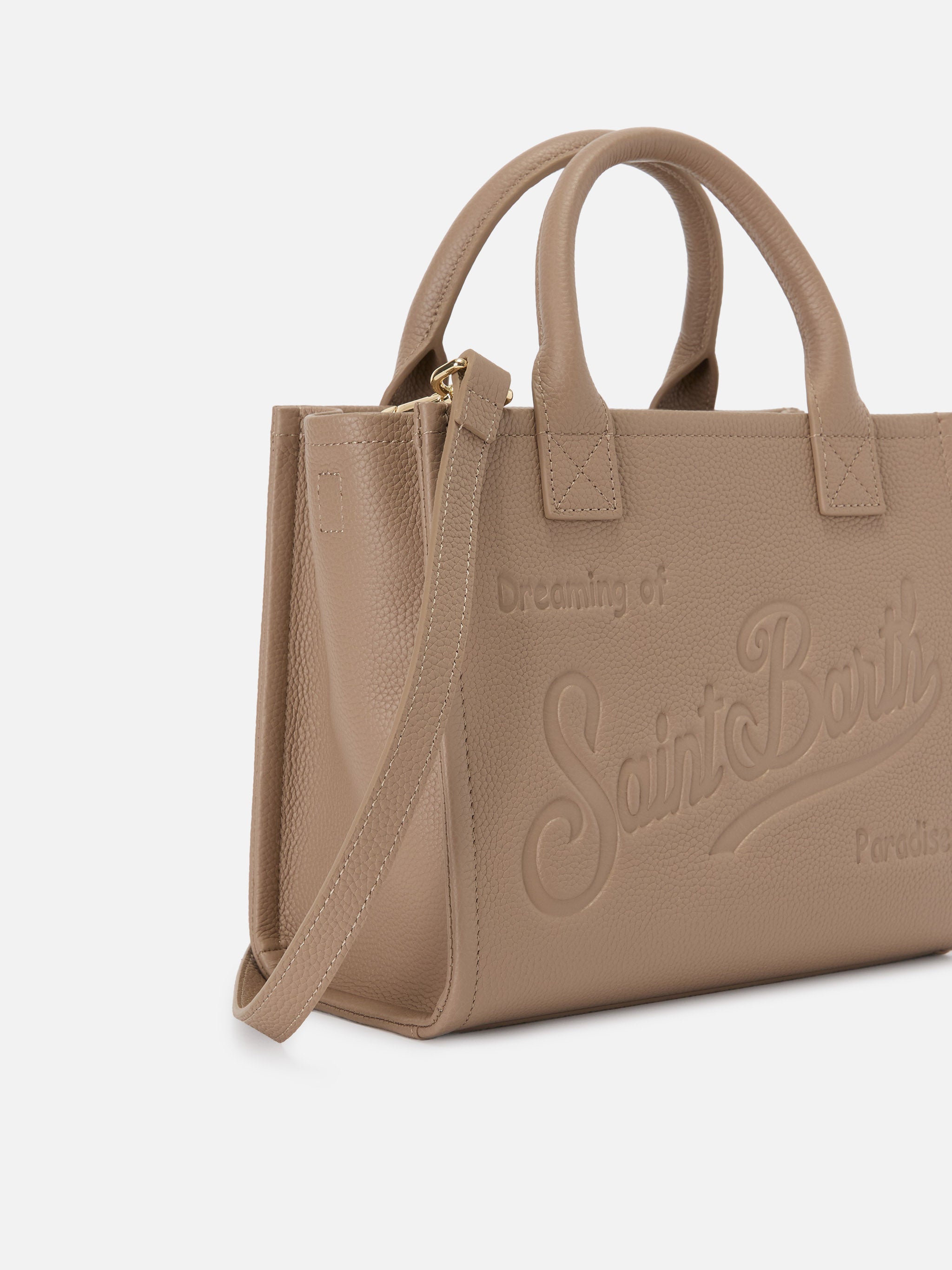mc2-saint-barth-borsa-vanity-medium-pelle-martellata-beige image 2