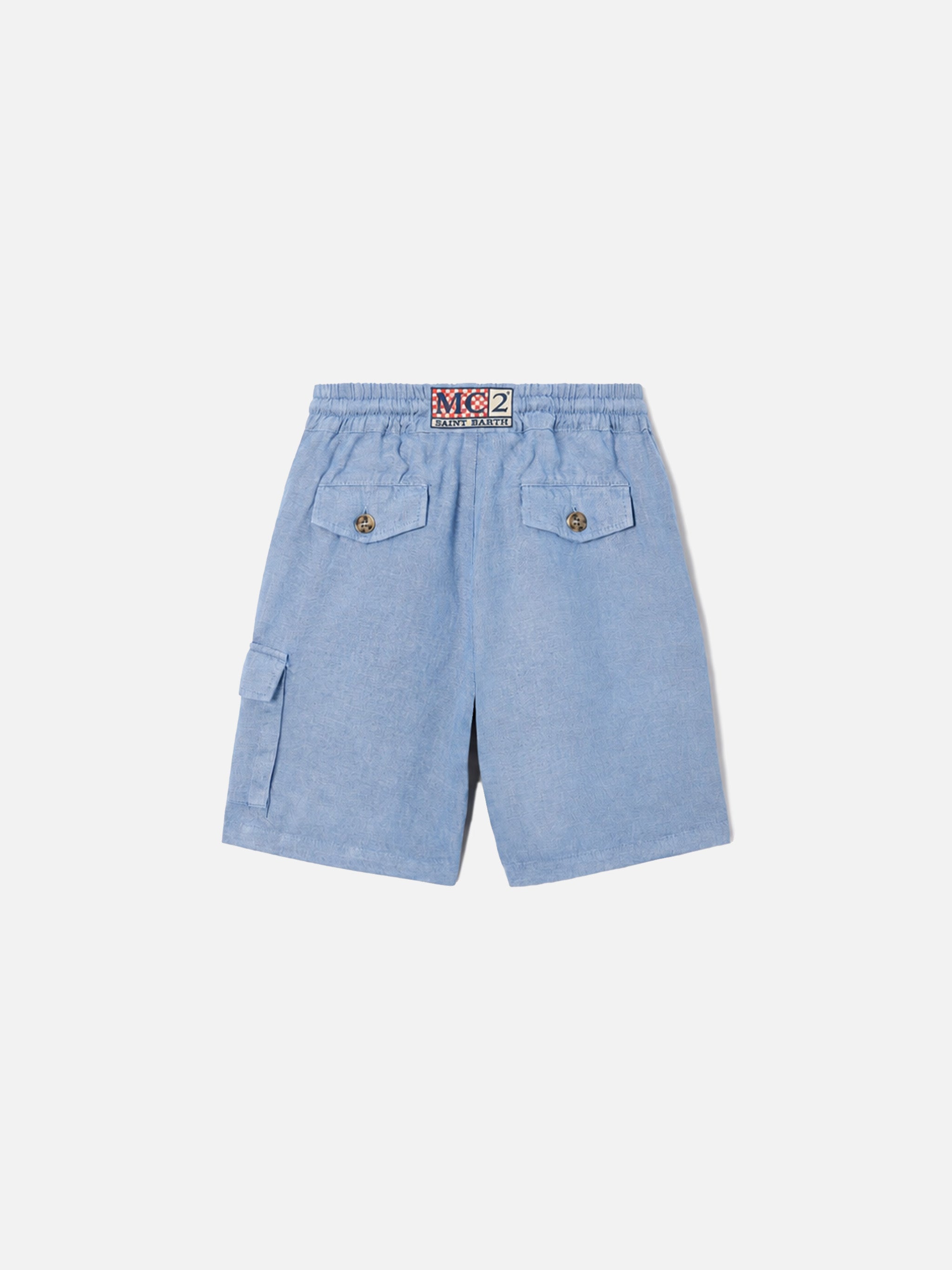 mc2-saint-barth-bermuda-marseille-jr-bambino-shorts-chambray-denim-chiaro image 2