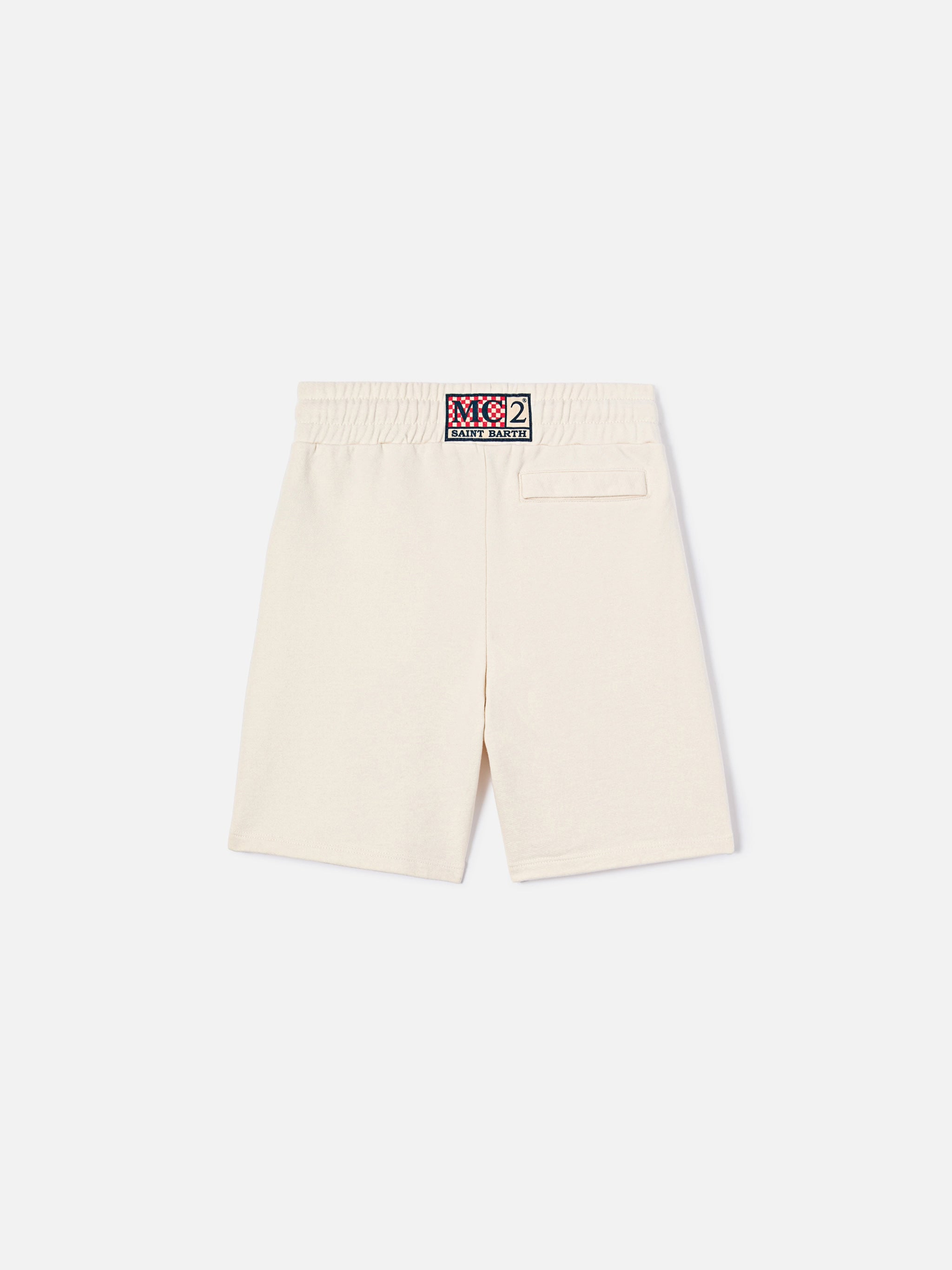 mc2-saint-barth-randle-jr-shorts-bambino-in-cotone-panna image 2